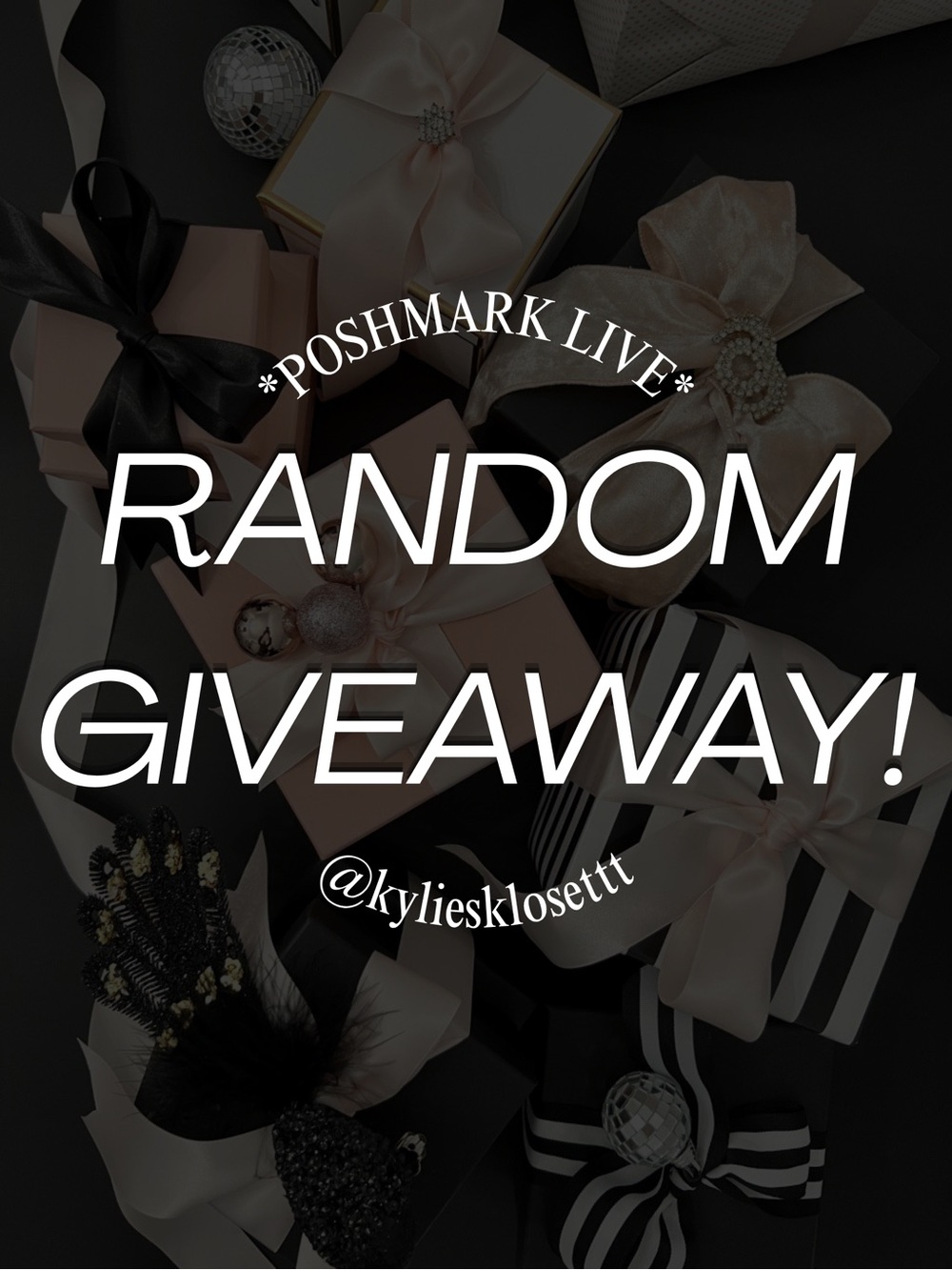 💖🛍️✨GIVEAWAY - POSHMARK LIVE✨🛍️💖